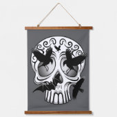 Schedel Halloween Decoratieve Calaveras Hangend Wandkleed (Voorkant 2)