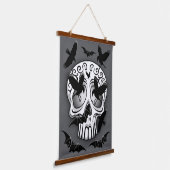 Schedel Halloween Decoratieve Calaveras Hangend Wandkleed (Gebogen)