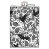 Schedel Halloween Decoratieve Calaveras Heupfles (Achterkant)
