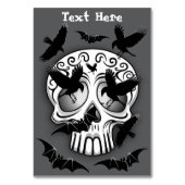 Schedel Halloween Decoratieve Calaveras Kaart (Voorkant)