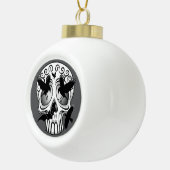 Schedel Halloween Decoratieve Calaveras Keramische Bal Ornament (Rechts)
