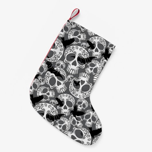 Schedel Halloween Decoratieve Calaveras Kleine Kerstsok (Voorkant (Hangend))