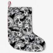 Schedel Halloween Decoratieve Calaveras Kleine Kerstsok (Voorkant)