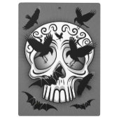 Schedel Halloween decoratieve Calaveras Klembord (Achterkant)