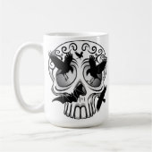 Schedel Halloween Decoratieve Calaveras Koffiemok (Links)