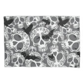 Schedel Halloween Decoratieve Calaveras Kussensloop (Voorkant)