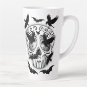 Schedel Halloween Decoratieve Calaveras Latte Mok (Rechts)