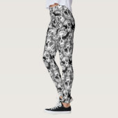Schedel Halloween Decoratieve Calaveras Leggings (Links)