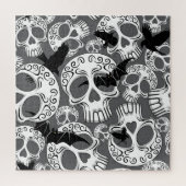Schedel Halloween Decoratieve Calaveras Legpuzzel (Verticaal)