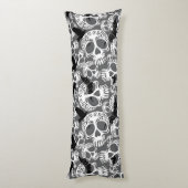 Schedel Halloween Decoratieve Calaveras Lichaamskussen (Achterkant (Verticaal))