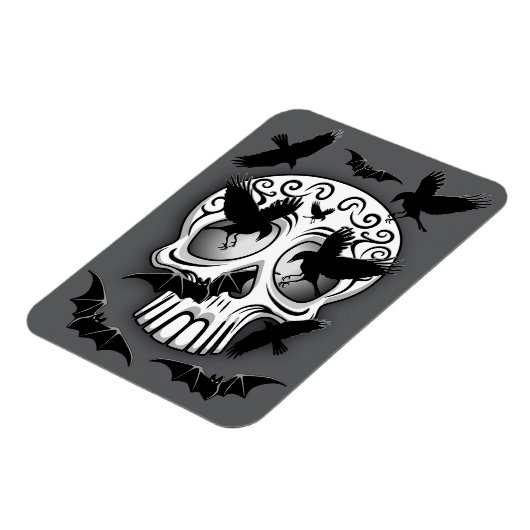 Schedel Halloween Decoratieve Calaveras Magneet (Linkerzijde)