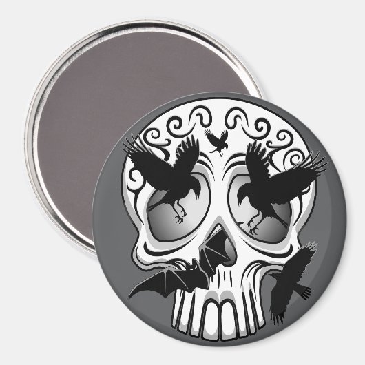 Schedel Halloween decoratieve Calaveras Magneet (Voorkant / Achterkant)