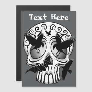 Schedel Halloween Decoratieve Calaveras Magnetische Uitnodiging