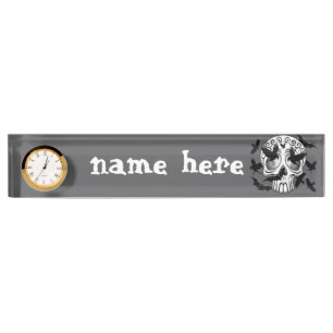 Schedel Halloween Decoratieve Calaveras Naambordje