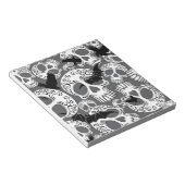 Schedel Halloween Decoratieve Calaveras Notitieblok (Schuin)