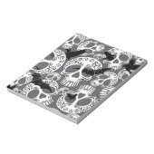 Schedel Halloween Decoratieve Calaveras Notitieblok (Linkerzijde)