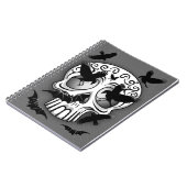 Schedel Halloween Decoratieve Calaveras Notitieboek (Linkerzijde)