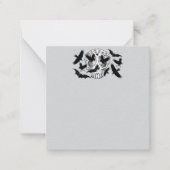 Schedel Halloween decoratieve Calaveras Notitiekaartje (Voorkant)