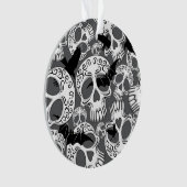 Schedel Halloween Decoratieve Calaveras Ornament (voorkant)