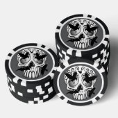 Schedel Halloween Decoratieve Calaveras Poker Chips (Opstapeling)