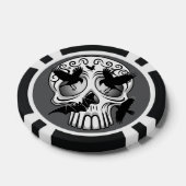 Schedel Halloween Decoratieve Calaveras Poker Chips (Enkel)