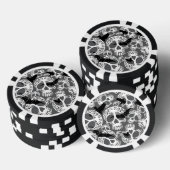 Schedel Halloween Decoratieve Calaveras Poker Chips (Opstapeling)