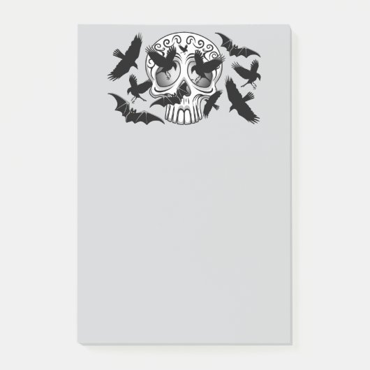 Schedel Halloween Decoratieve Calaveras Post-it® Notes (Voorkant)
