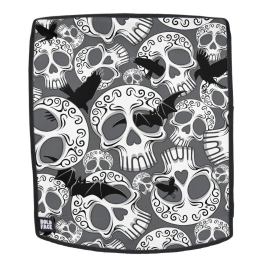 Schedel Halloween Decoratieve Calaveras Rugtassen (Verwijderbaar gezicht)