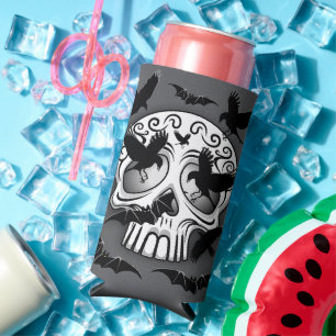 Schedel Halloween Decoratieve Calaveras Seltzer Blikjeskoeler