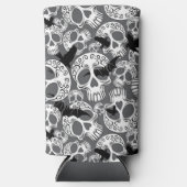 Schedel Halloween Decoratieve Calaveras Seltzer Blikjeskoeler (Voorkant)