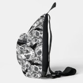 Schedel Halloween Decoratieve Calaveras Sling Bag (Rechts)