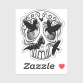 Schedel Halloween Decoratieve Calaveras Sticker (Vel)