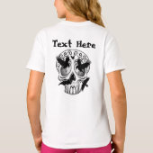 Schedel Halloween Decoratieve Calaveras T-shirt (Achterkant)
