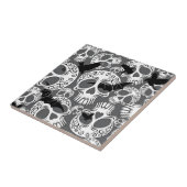 Schedel Halloween Decoratieve Calaveras Tegeltje (Zijkant)