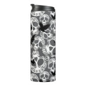 Schedel Halloween Decoratieve Calaveras Thermosbeker (Geroteerd rechts)