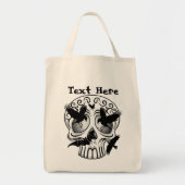 Schedel Halloween decoratieve Calaveras Tote Bag (Voorkant)