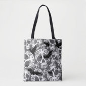 Schedel Halloween Decoratieve Calaveras Tote Bag (Voorkant)