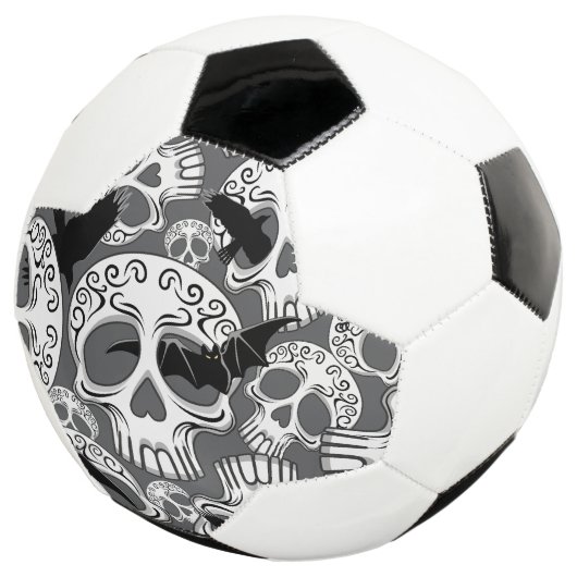 Schedel Halloween Decoratieve Calaveras Voetbal (Drie kwart)
