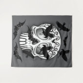 Schedel Halloween decoratieve Calaveras Wandkleed (Voorkant (horizontaal))