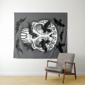 Schedel Halloween decoratieve Calaveras Wandkleed (In Situ (horizontaal))