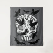 Schedel Halloween decoratieve Calaveras Wandkleed (Voorkant)