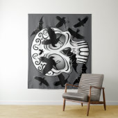Schedel Halloween Decoratieve Calaveras Wandkleed (In situ)