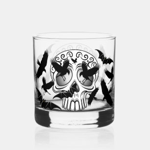 Schedel Halloween decoratieve Calaveras Whisky Glas