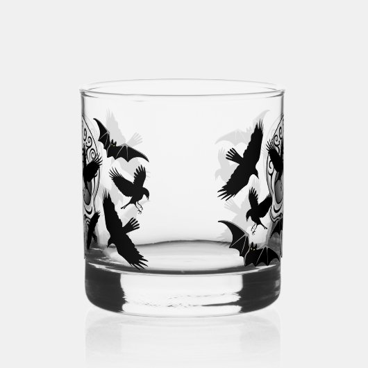 Schedel Halloween Decoratieve Calaveras Whisky Glas (Links)