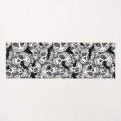 Schedel Halloween decoratieve Calaveras Yogamat (Voorkant (horizontaal))