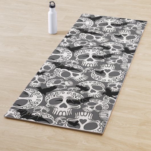 Schedel Halloween decoratieve Calaveras Yogamat (In situ)