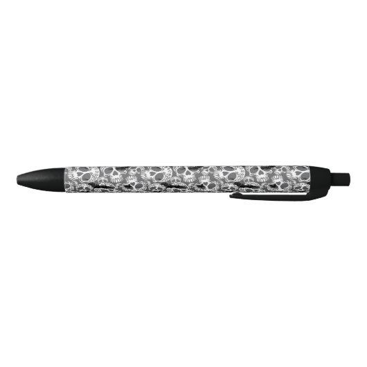 Schedel Halloween Decoratieve Calaveras Zwarte Inkt Pen (Bodem)