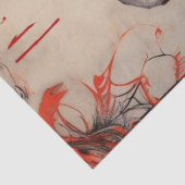 schedel Halloween Decoupage Tissue Paper Tissuepapier (Detail)