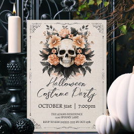  schedel Halloween Kaart