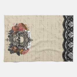   schedel Halloween keukenhanddoek